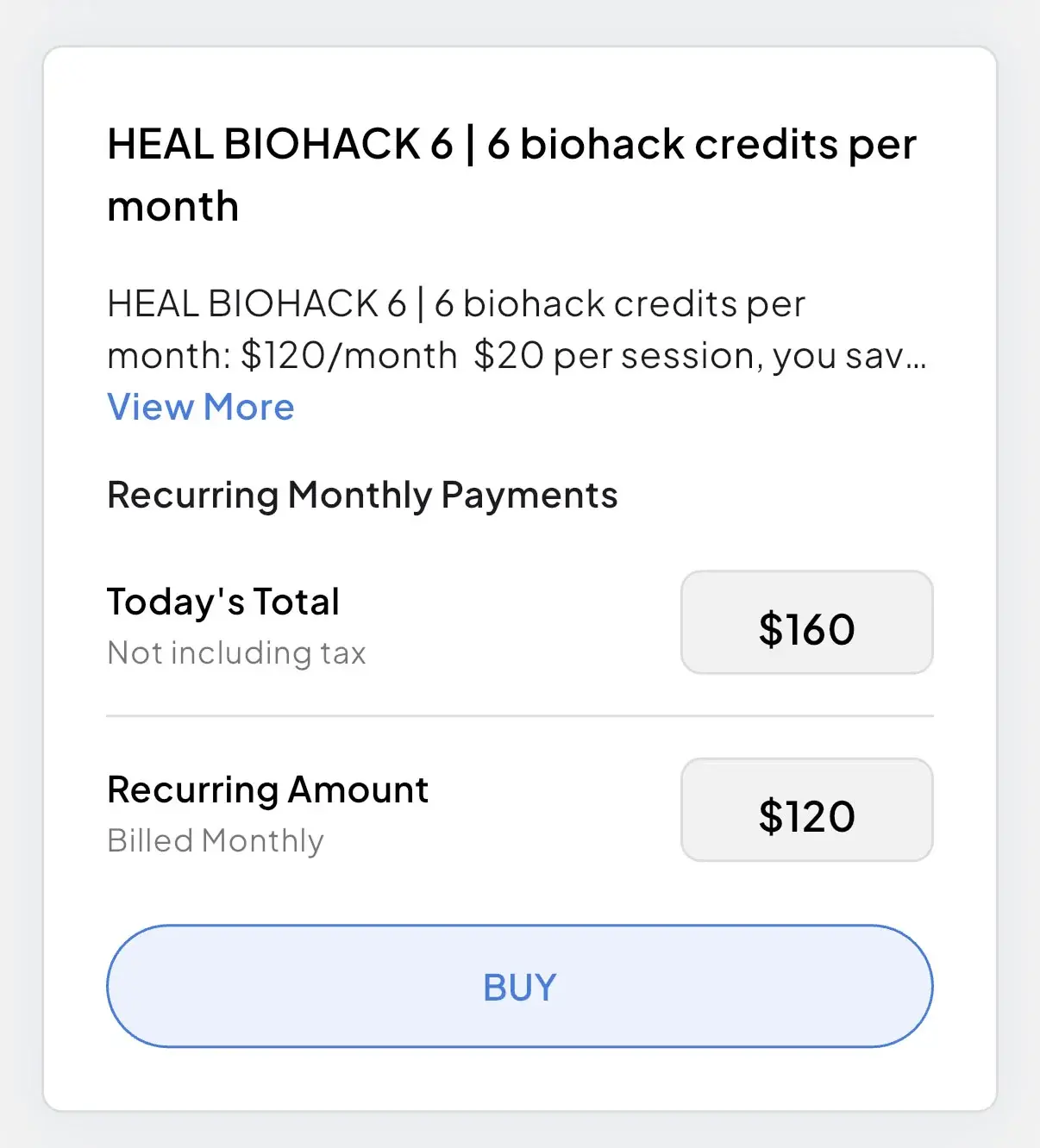 Membership offer with clear initial and recurring pricing