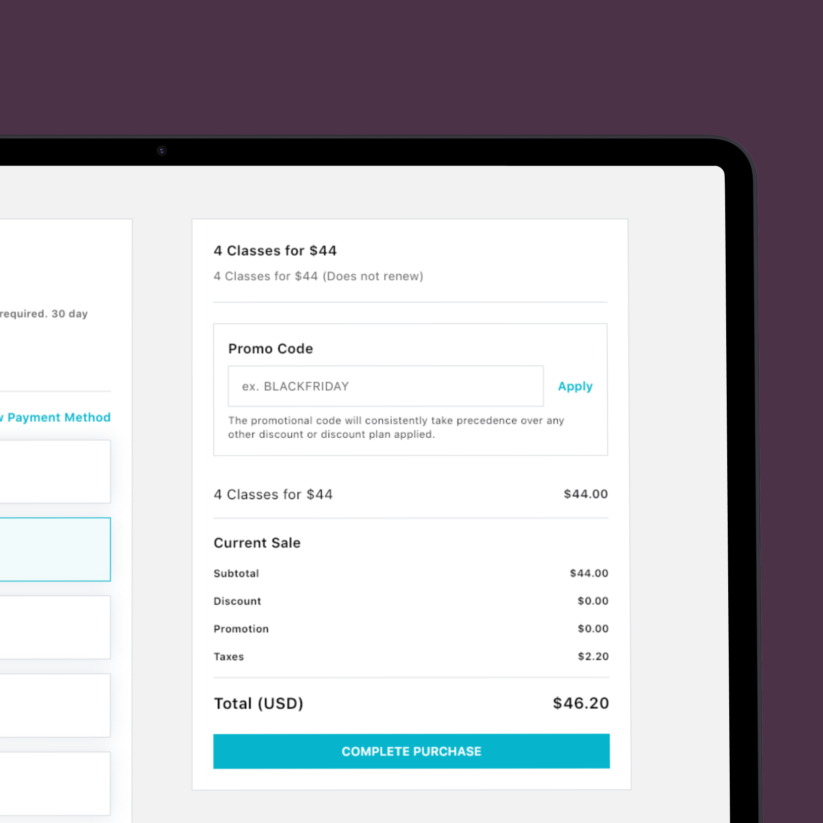 Simple Checkout on Studio Stack
